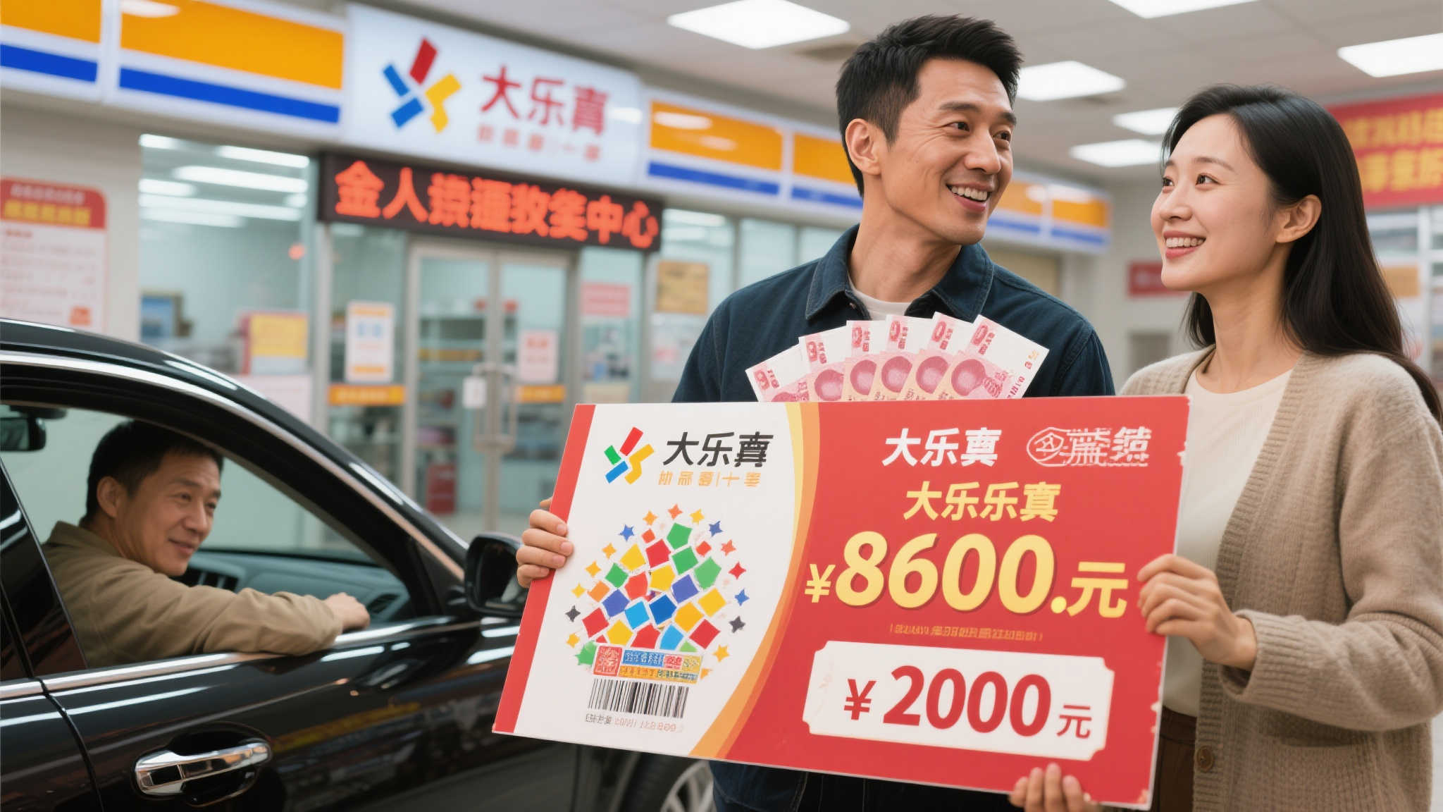 想象一下，某天你花了2000元买彩票，竟