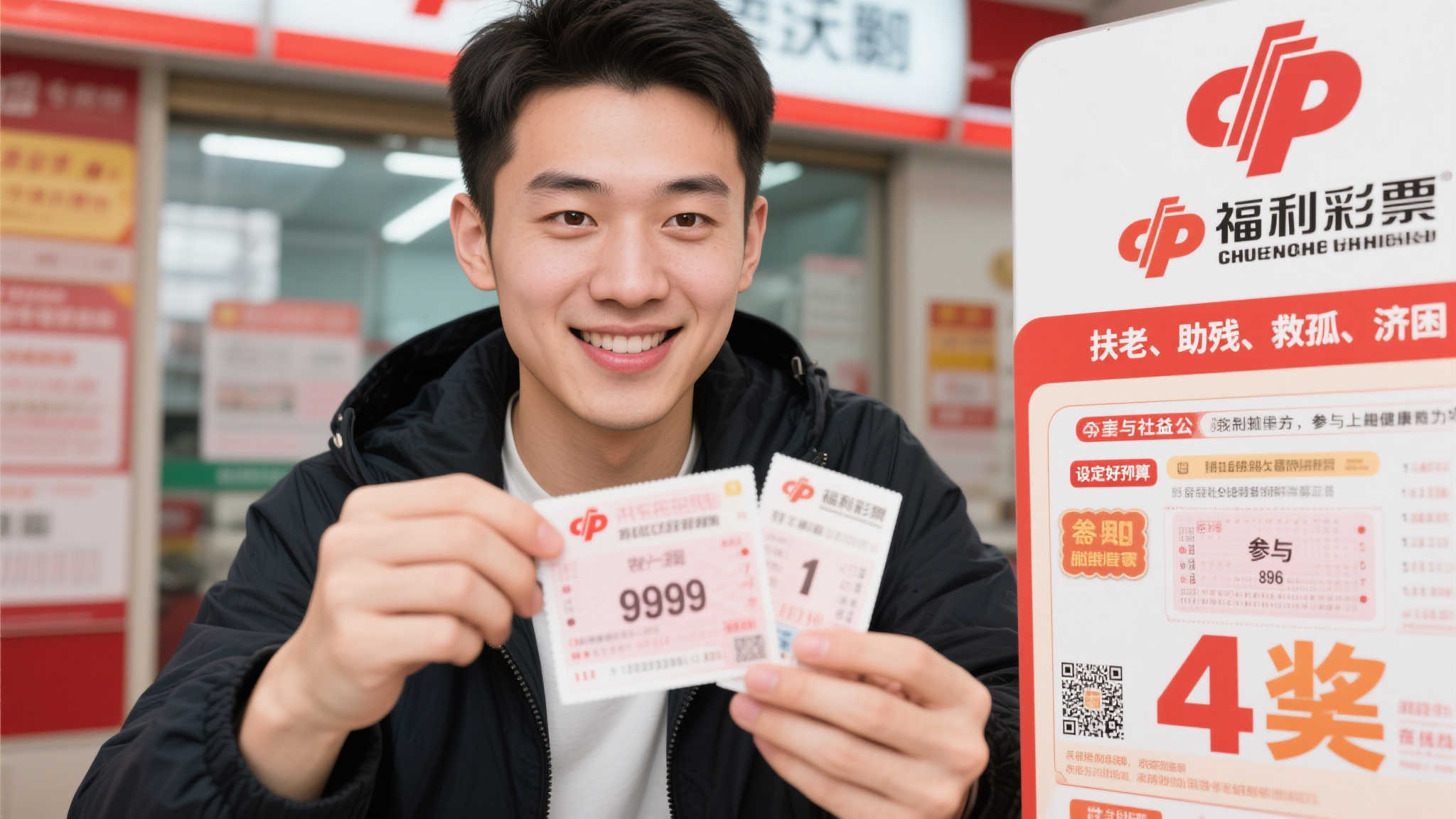 00后喜中福彩百万大奖 透露购彩习惯：每次仅买几张