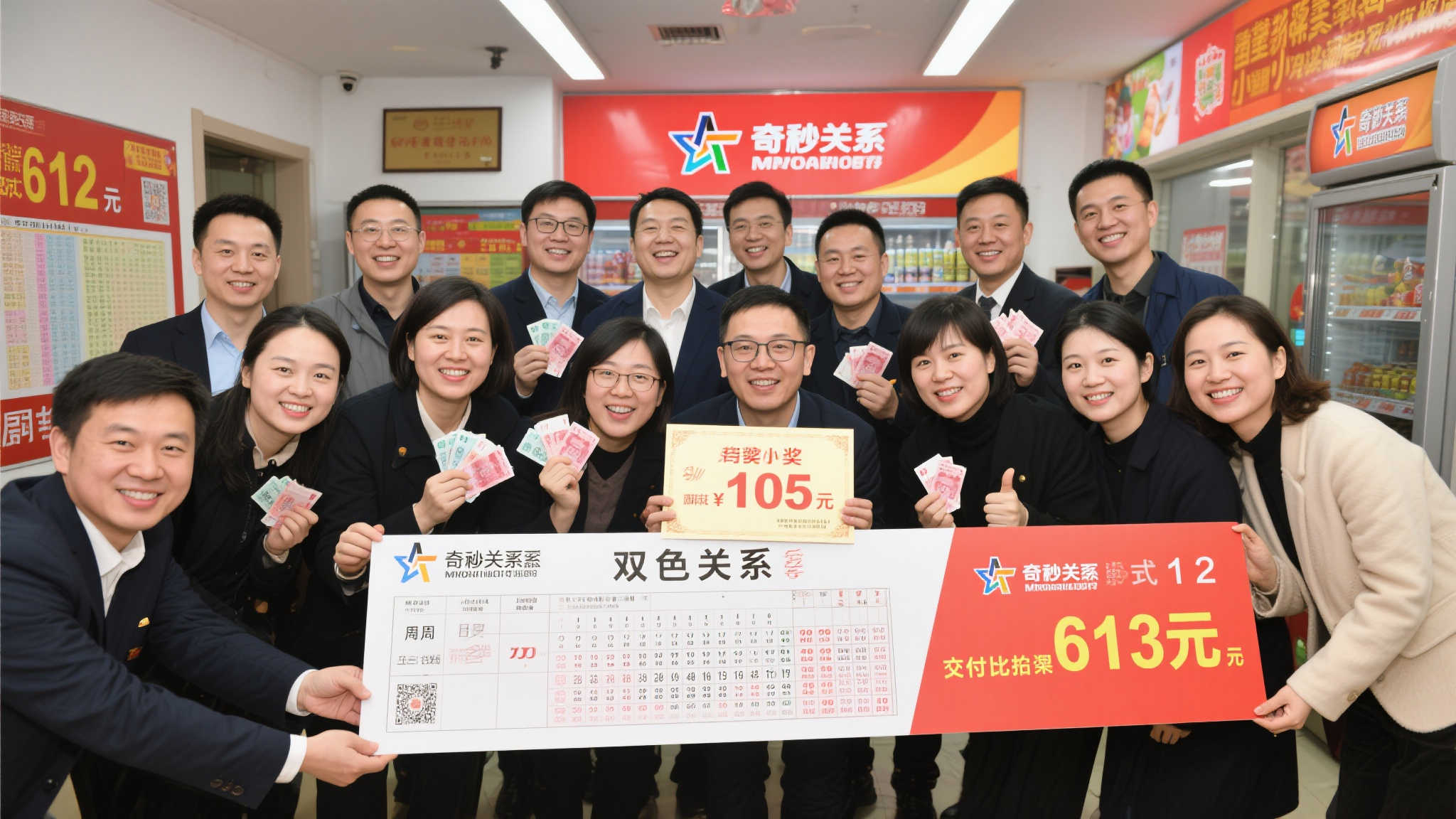 12人合买团喜中双色球613万 最高个人分得105万 合买团的奇妙缘分:12人携手圆梦
这个