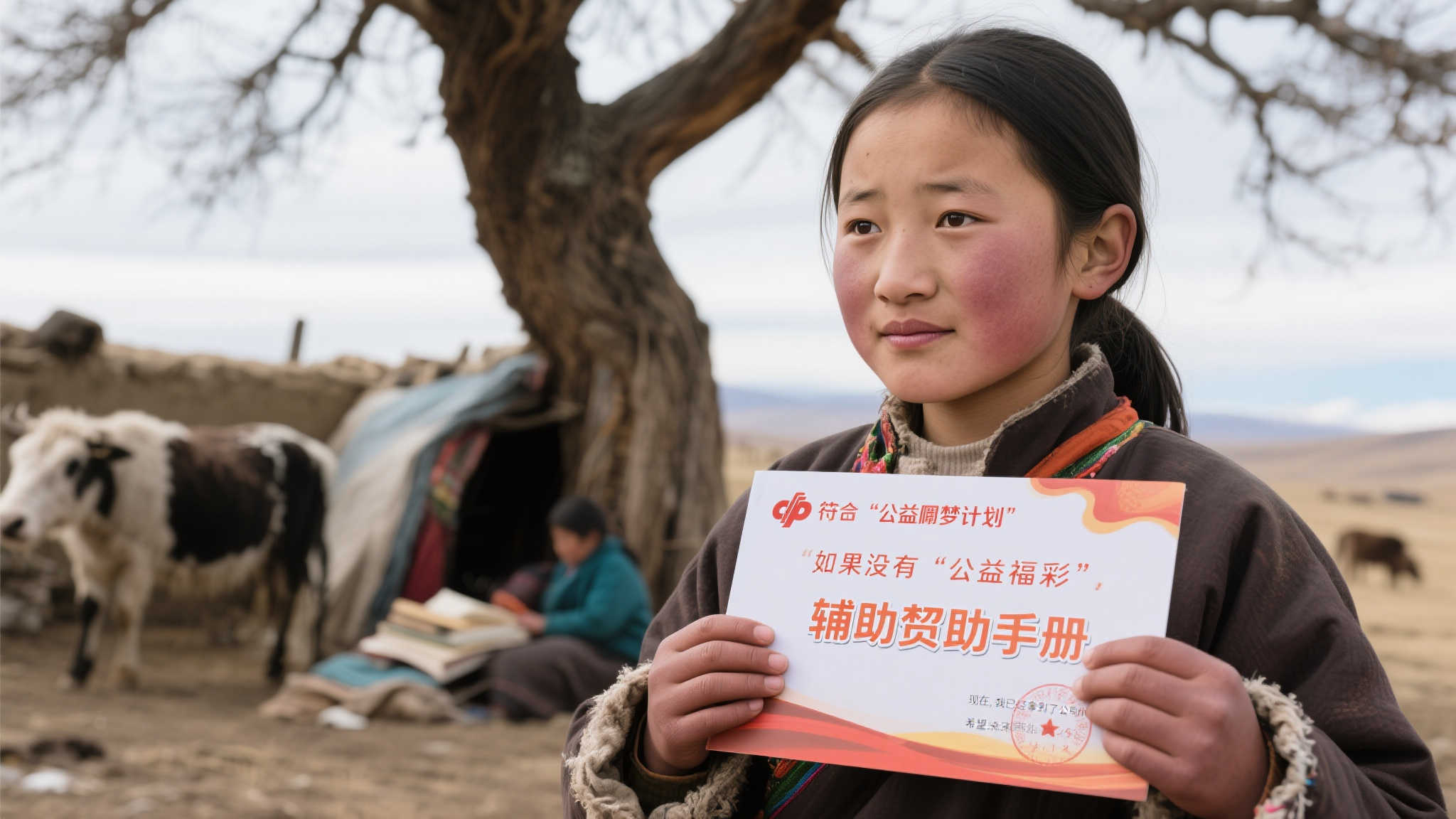 小张（化名）是某牧区的一位年轻女孩，她凭