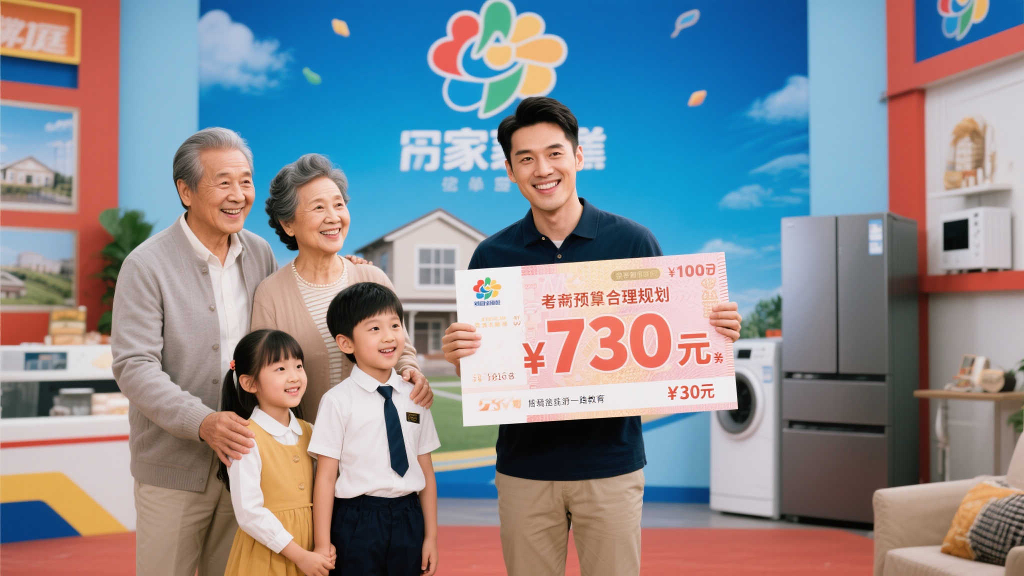 男子仅花20元喜中双色球730万，家庭生活迎来巨大改善