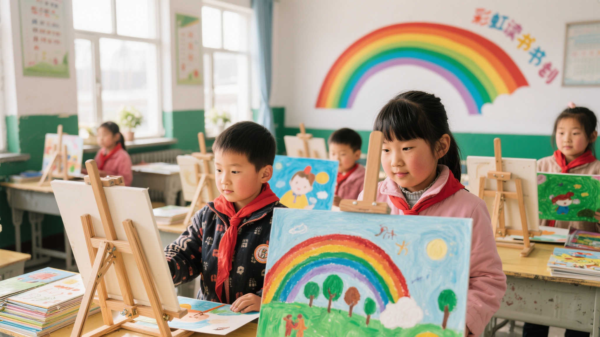 而在儿童领域，由吉林某小学彩虹读书计划体