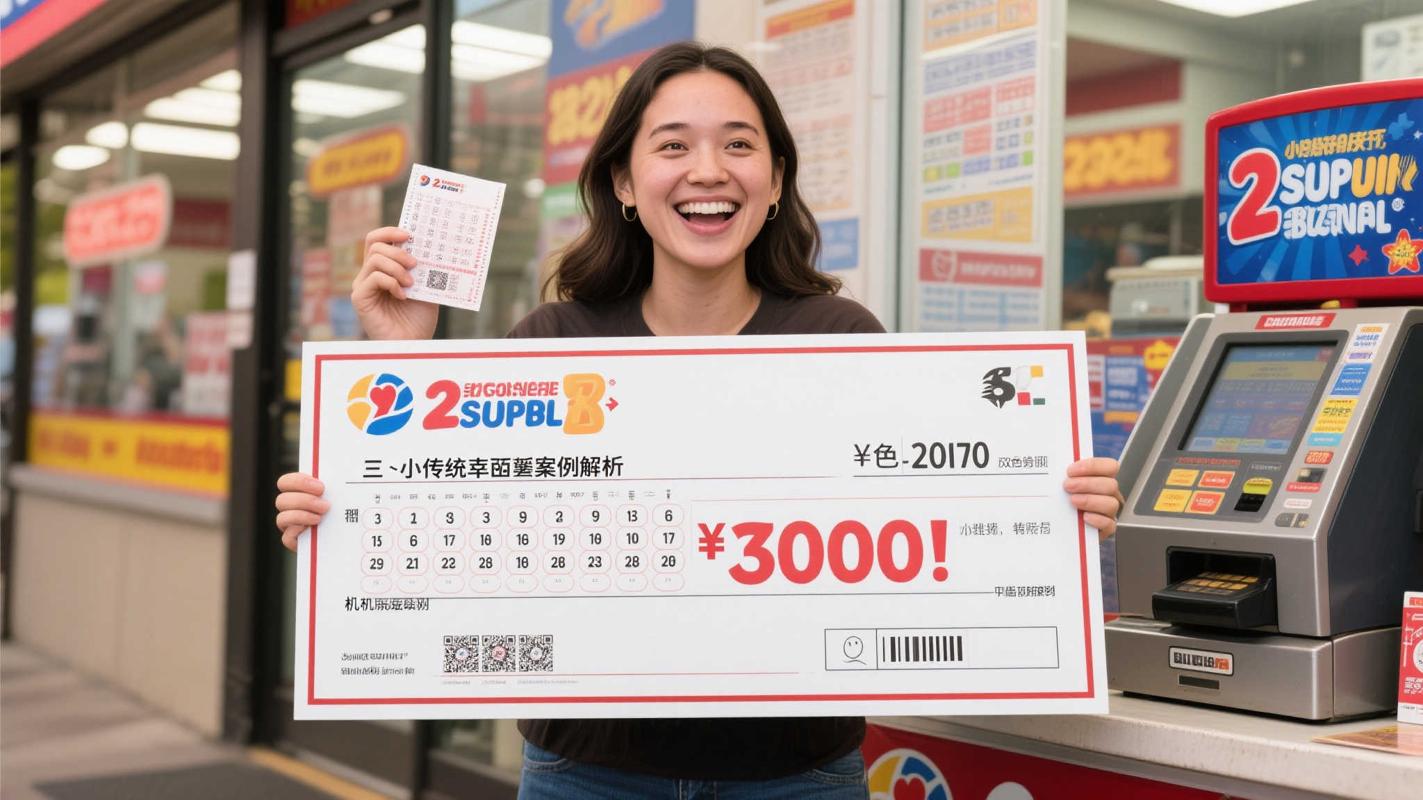 年轻女子意外机选中双色球694万，站主激动彻夜难眠