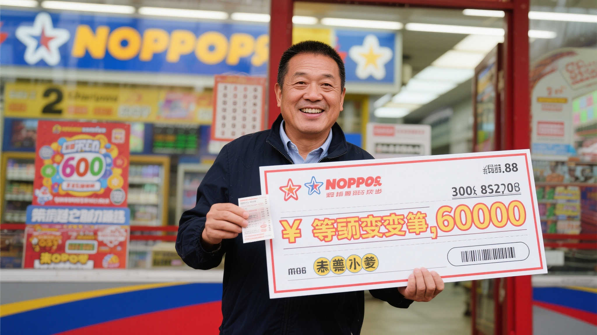 坚持8年不懈购彩，老彩民终获6千万巨奖-图