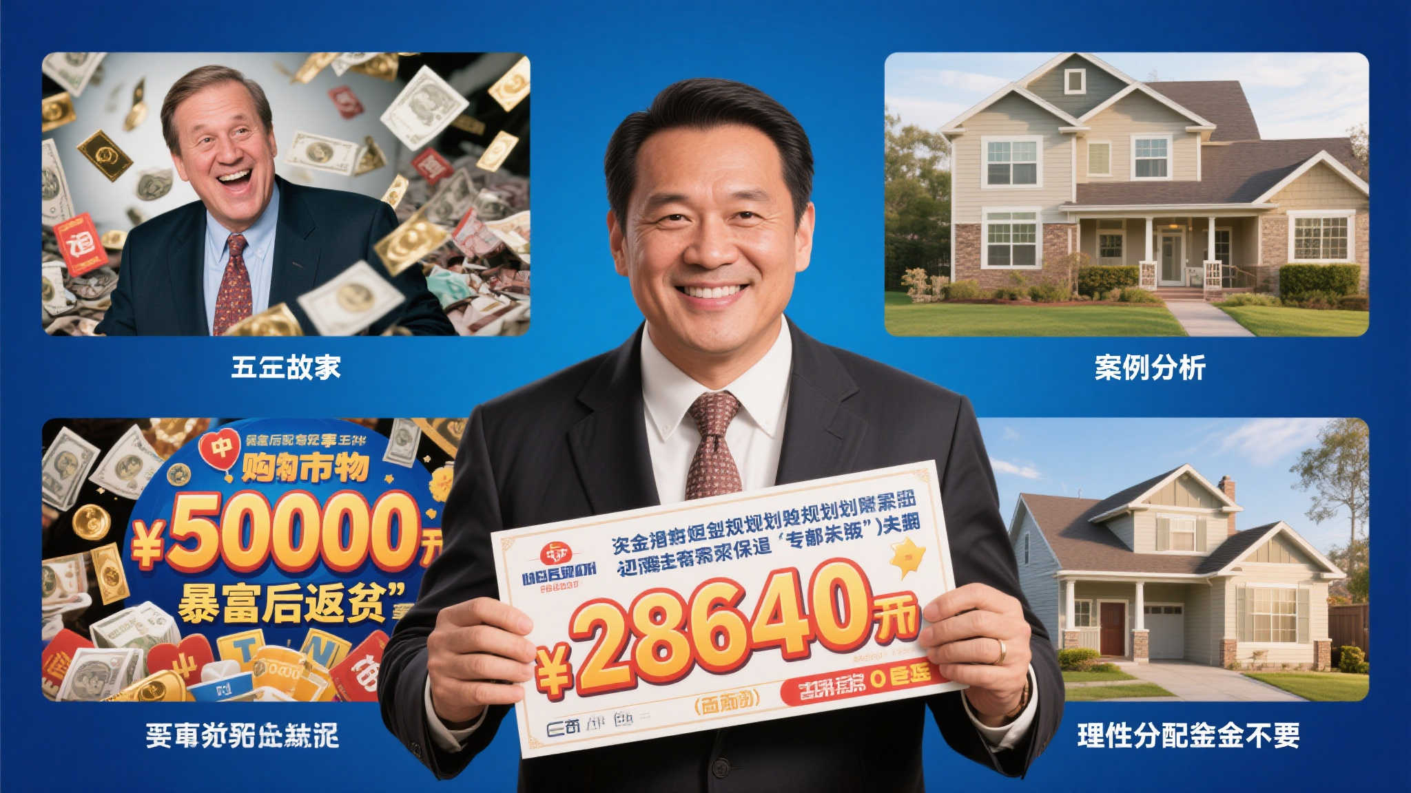 男子喜中2864万彩票巨奖高调现身 计划优先翻新住宅