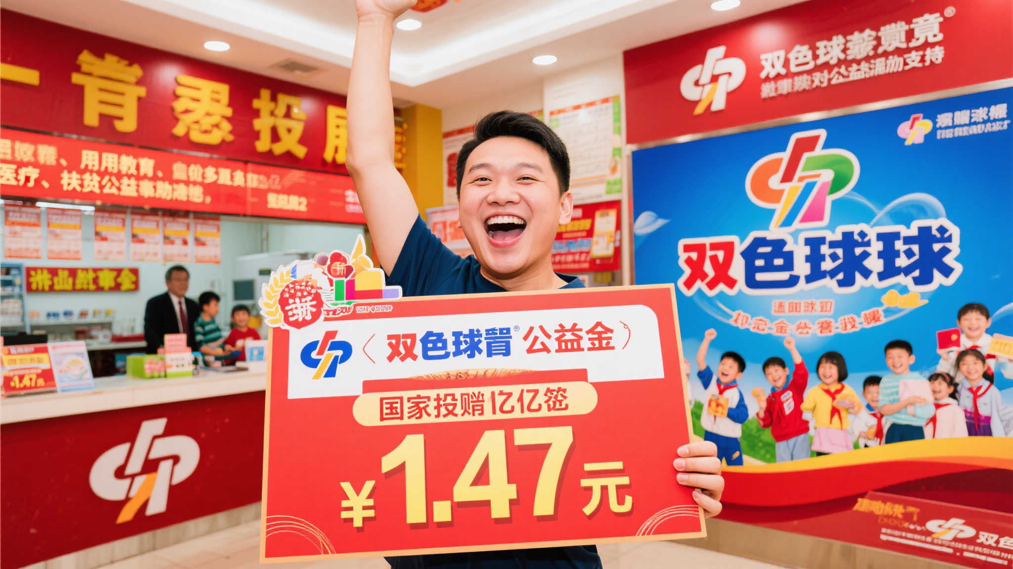 双色球2025-043期喜讯:8注一等奖诞生,公益金达1.47亿元 双色球2025-043期喜讯:8注一等奖诞生,公益金达1.47亿元