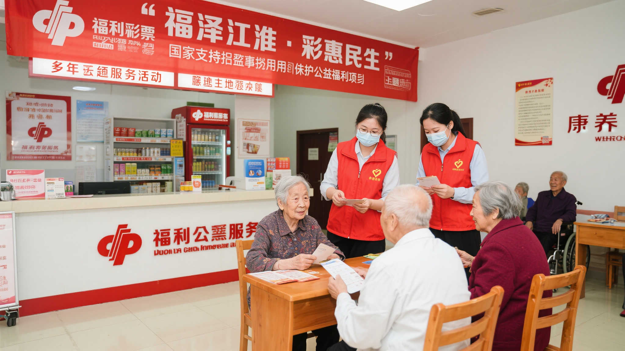 彩惠福泽万家,福彩携手关爱康养中心 福利彩票作为国家支持公益事业的重要载体,