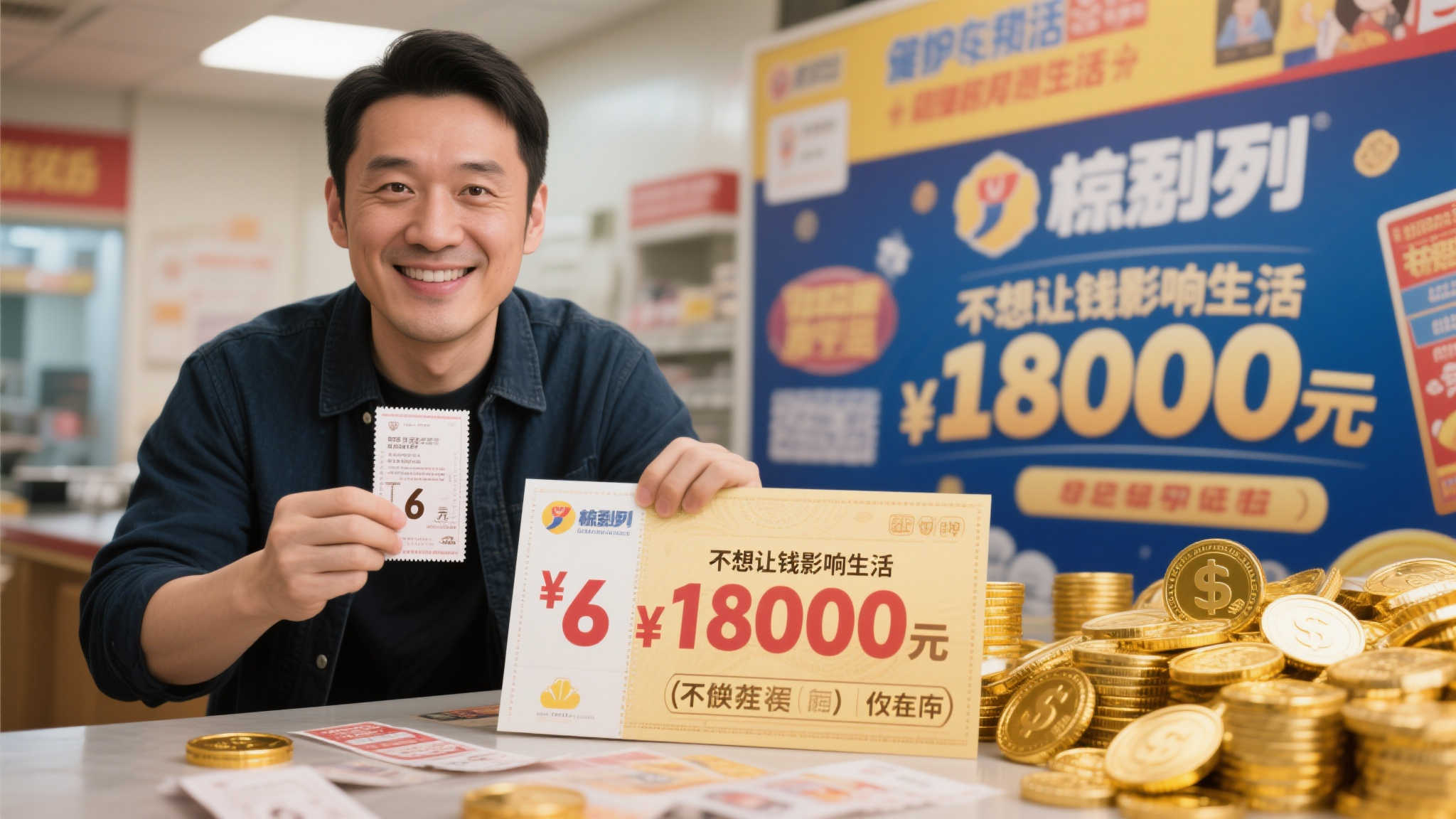 男子6元擒体彩1800万选择存钱：不愿生活被金钱左右