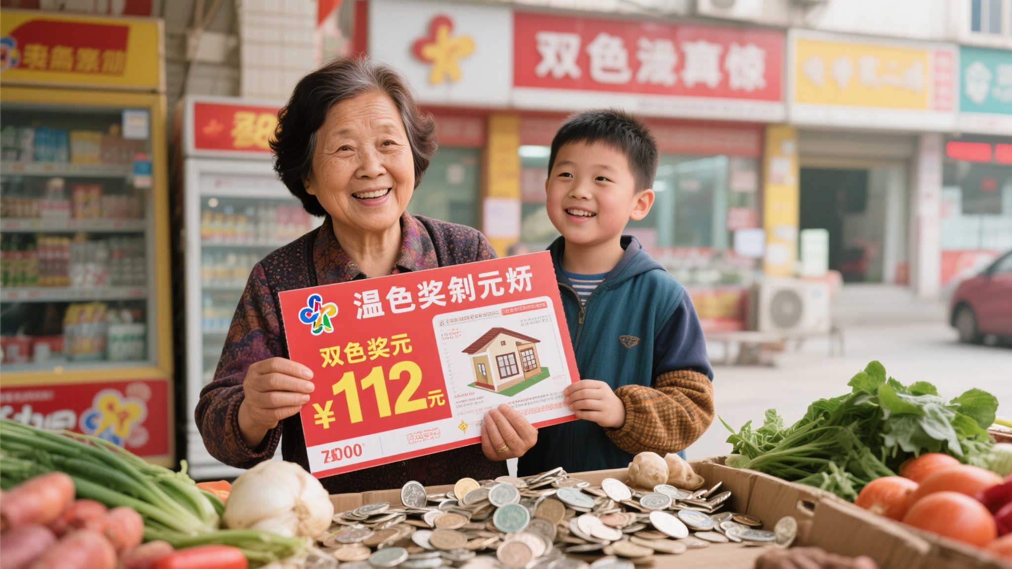 前言：意外之喜 买菜零钱变百万大奖
生