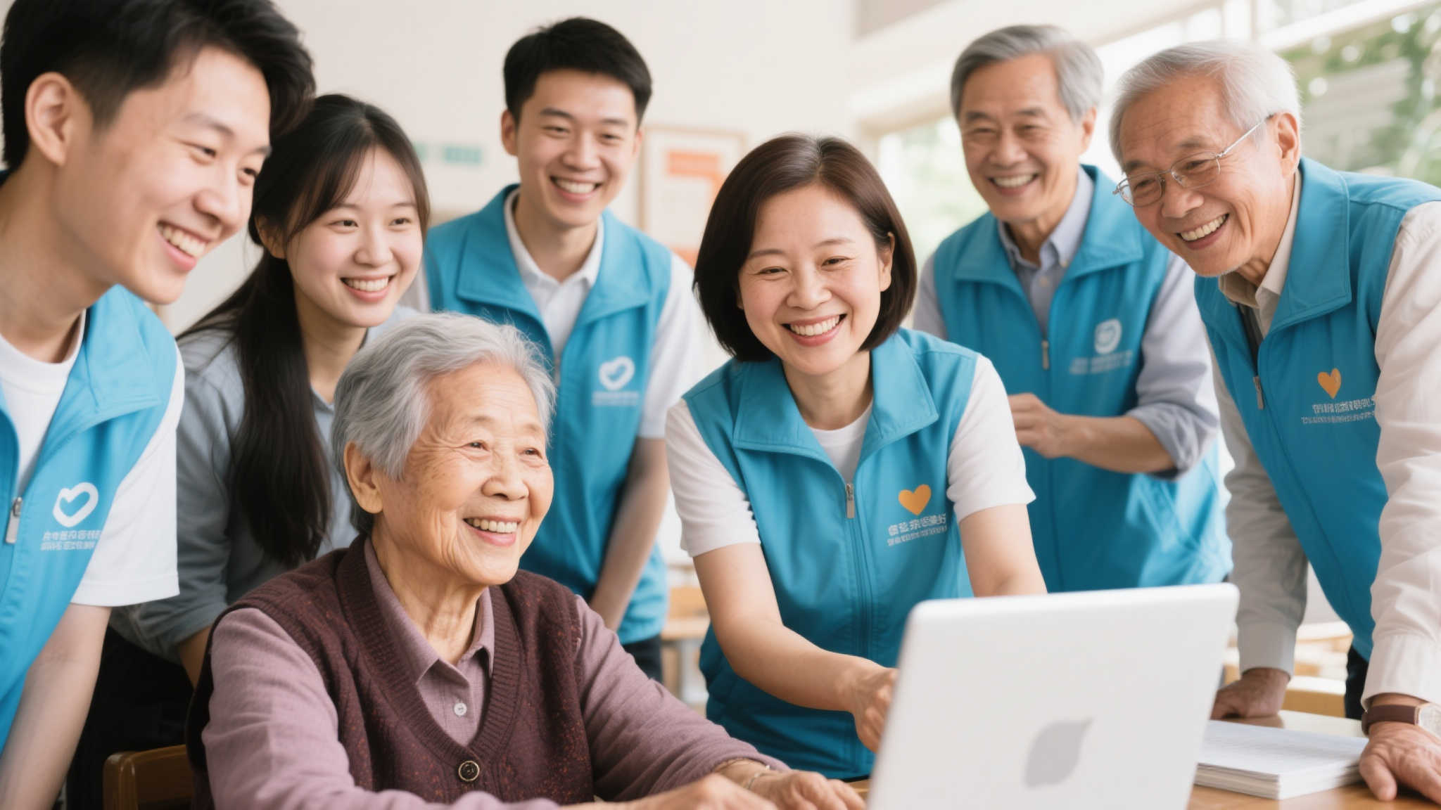 情暖夕阳:雅安福彩助力老人关怀行动 一个成功展现着微笑背后的,就是那些默默付