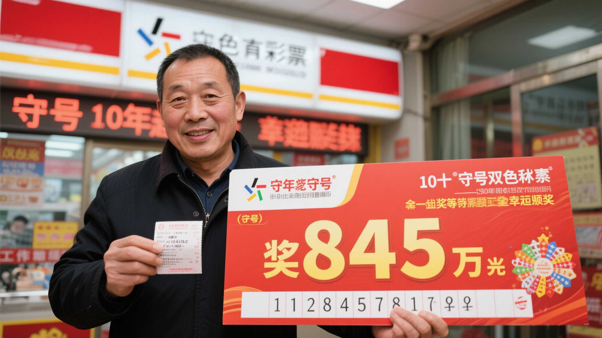 彩民坚持守号10年喜中双色球845万,儿子的婚房有着落了! 10年守号:一份执着换来大奖
在彩票的