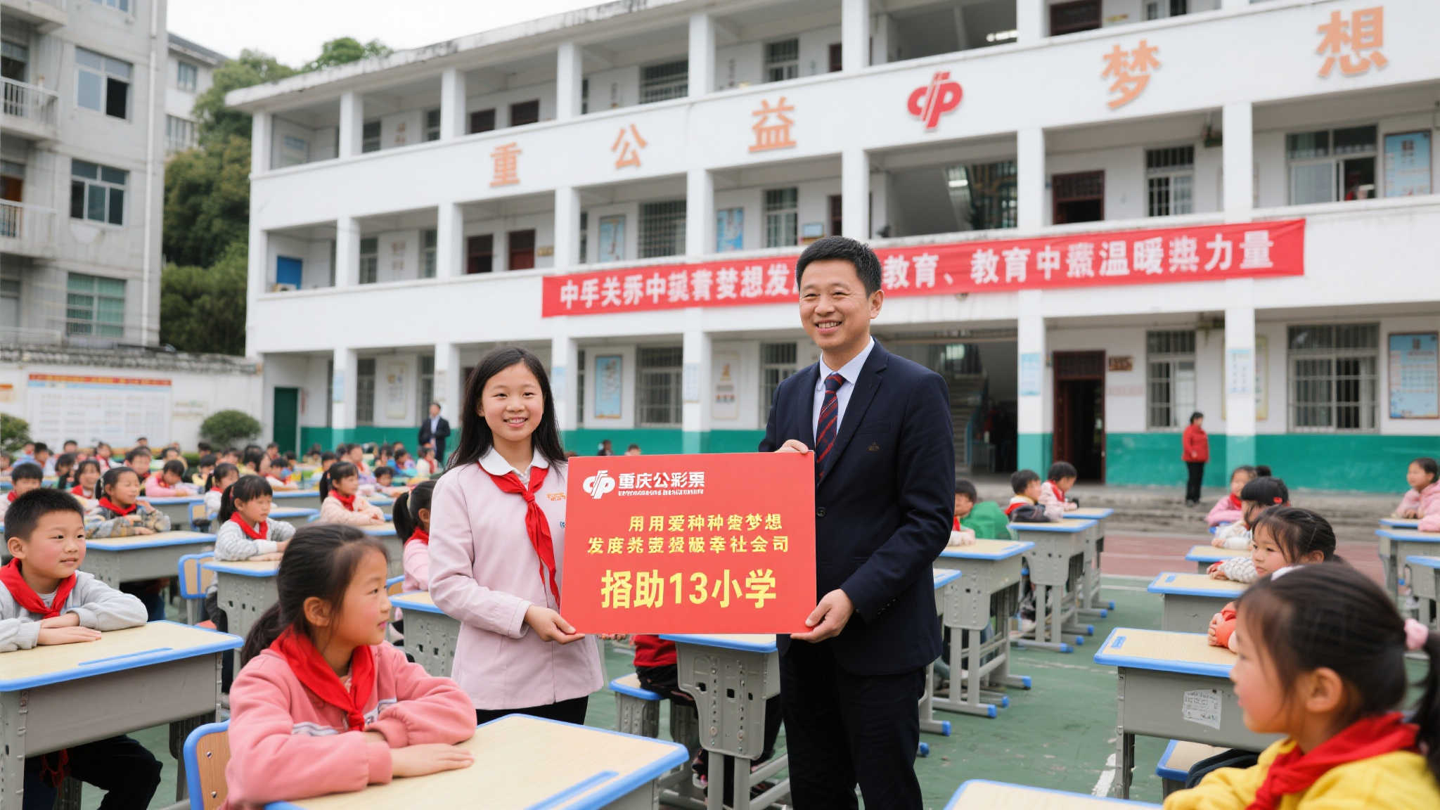 重庆福彩助力13所中小学,共筑校园幸福梦 前言:用爱播种梦想,为教育注入温情力量!