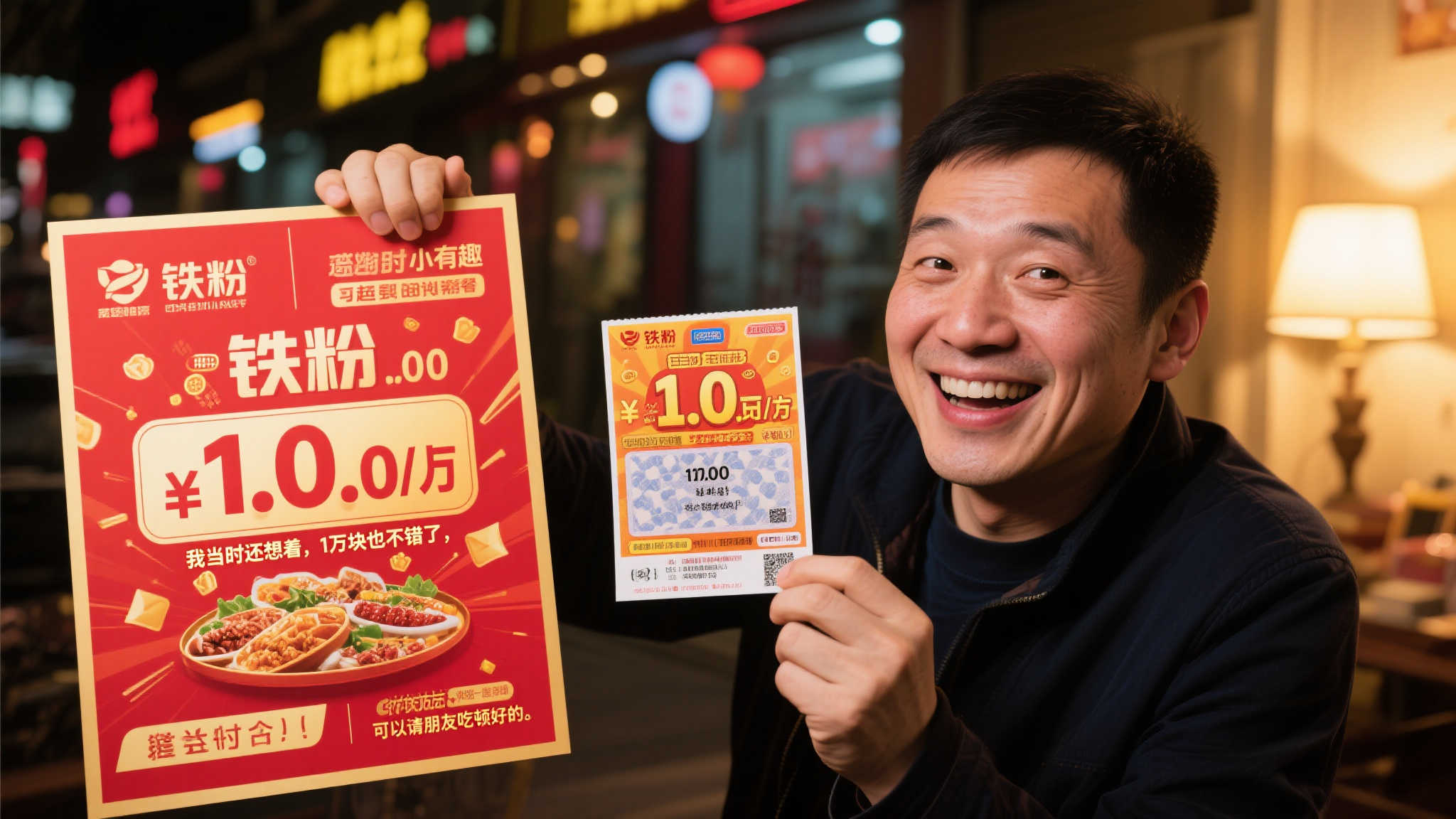 铁粉刮刮乐中百万大奖,激动眼花误以为仅中1万 说到这里,不得不提一个有趣的小插曲。这位