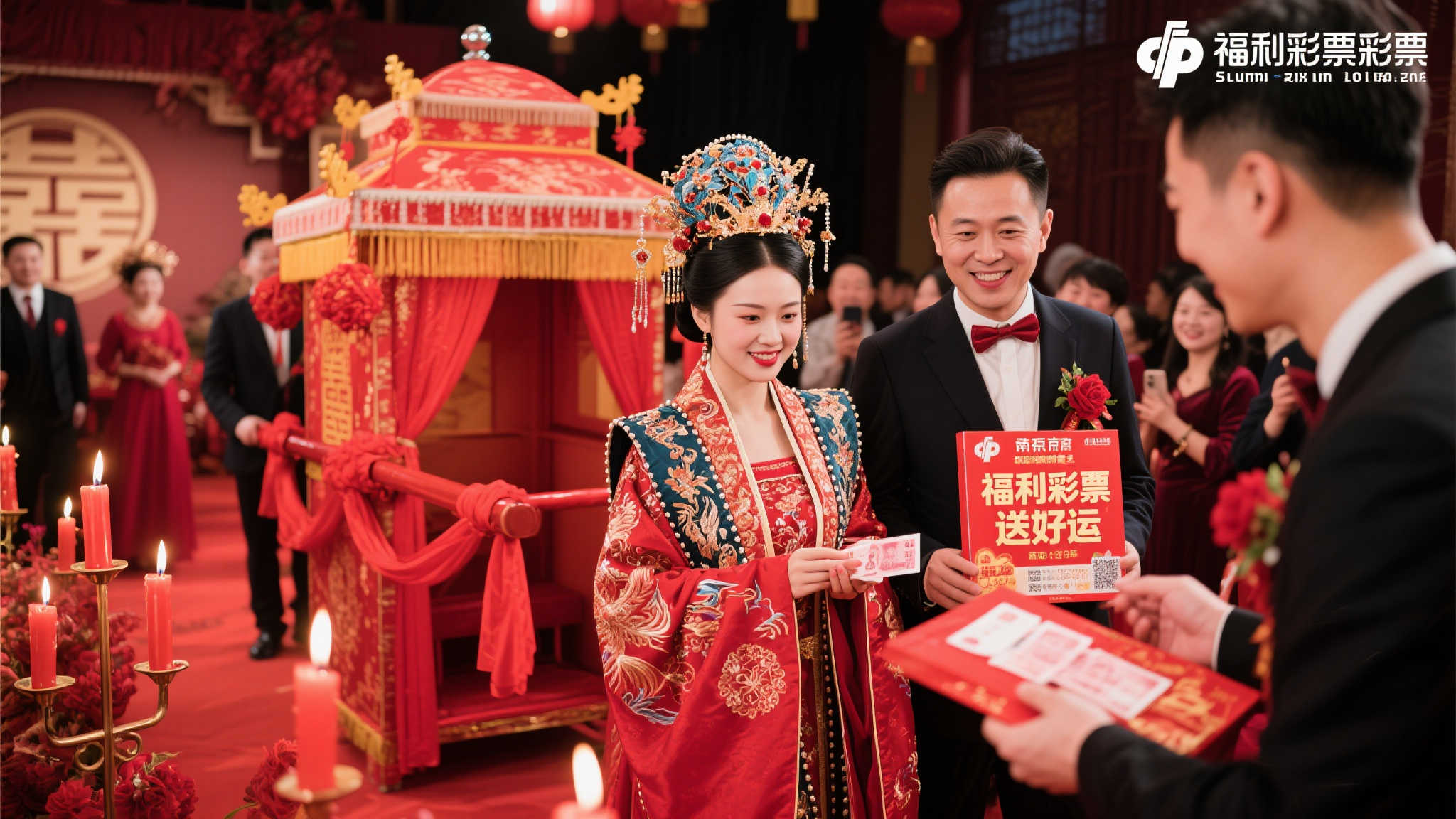 当谈到中式婚礼，人们脑海里总会浮现出凤冠