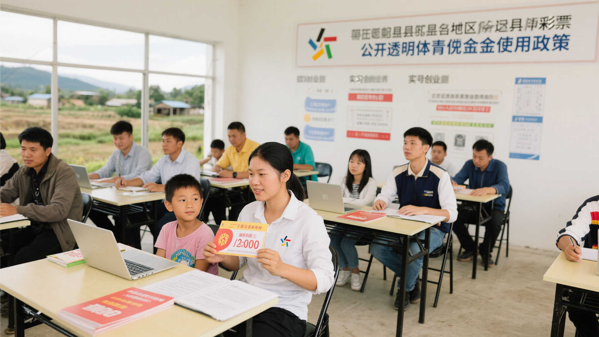 例如，在某地区，通过公开透明的彩票资金使