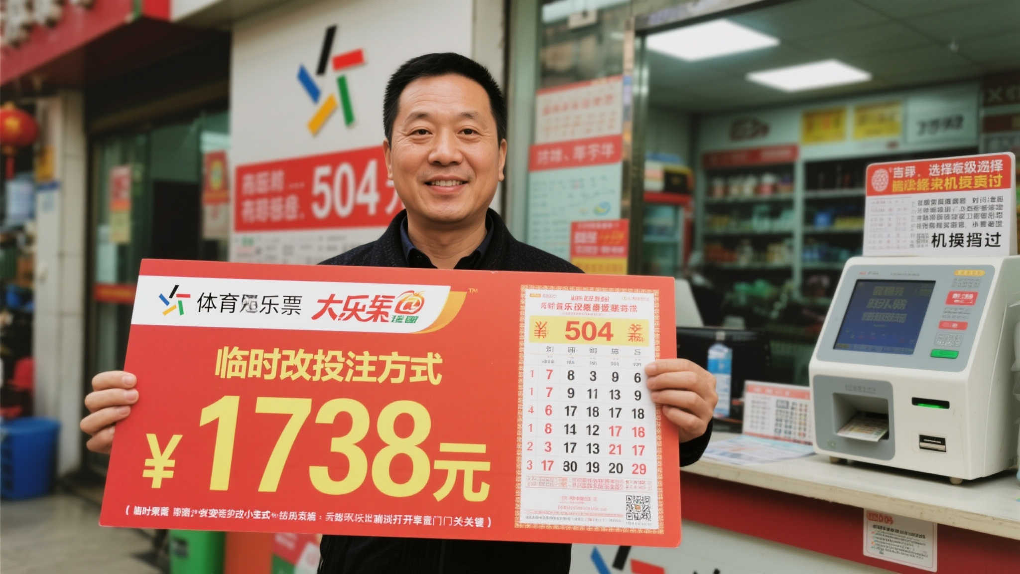 商人临时改投注策略,504元喜中体彩1738万大奖 商人临时改投注策略,504元喜中体彩1738万大奖