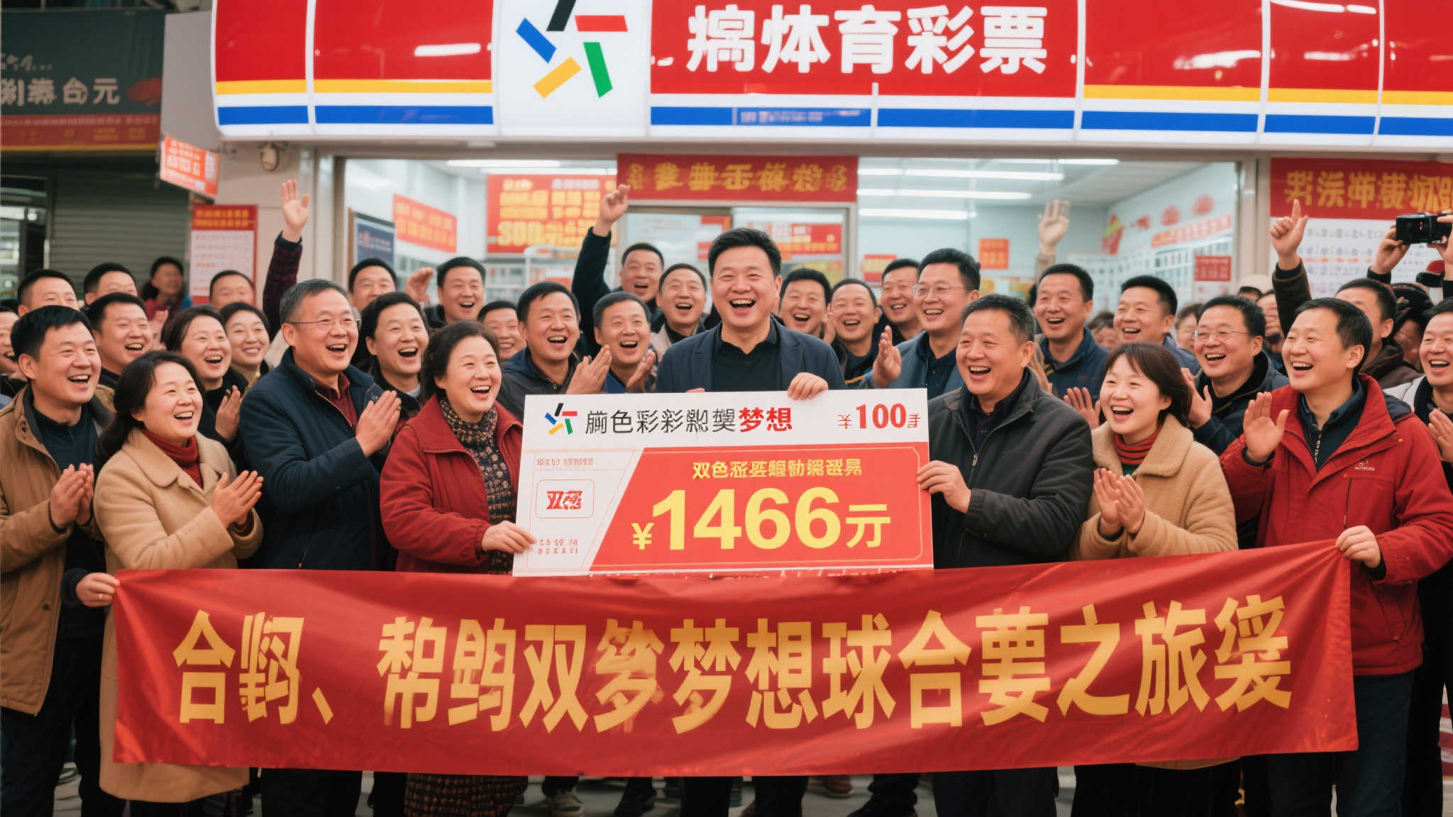 百人合买双色球中奖1466万 每份收益超7万元-图 在彩票界,合买已经成为不少彩民追逐梦想的