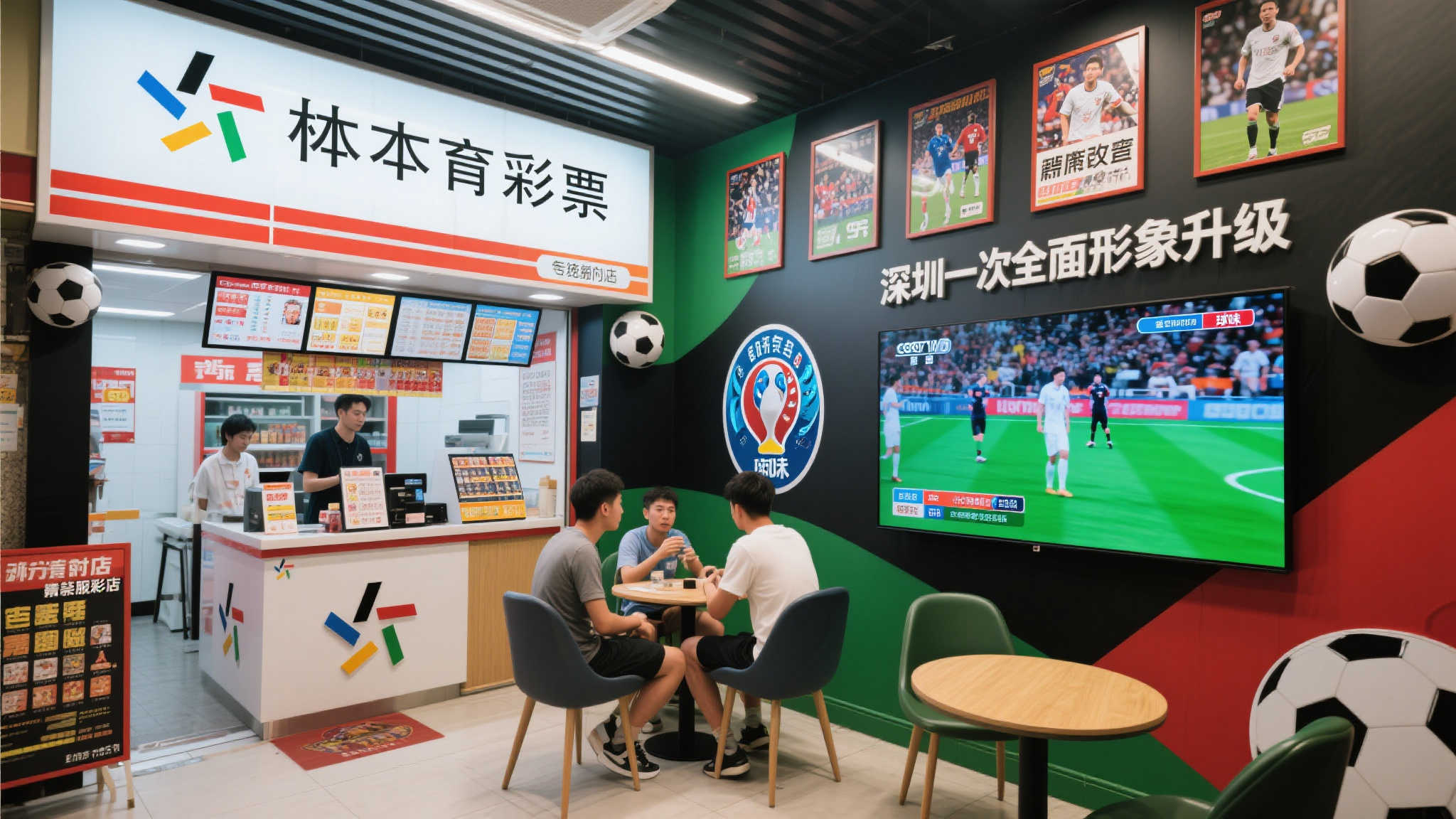 焕新亮相!“球”力四射!欧洲杯热战正酣,深圳这家体彩店火爆出圈! 焕新亮相!“球”力四射!欧洲杯热战正酣,深圳这家体彩店火爆出圈!