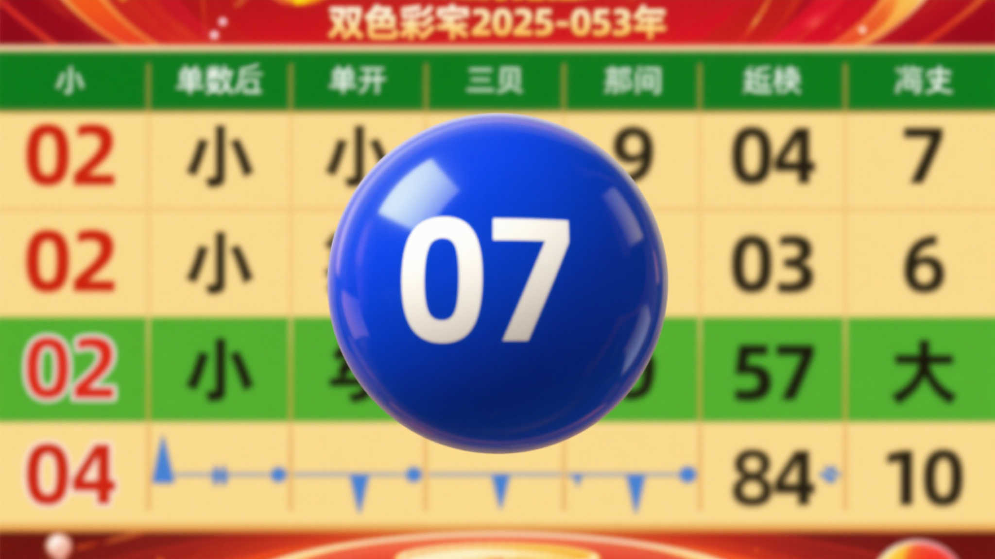 双色球2025-054期预测:蓝球继07后,本期聚焦02和04 双色球2025-054期预测:蓝球继07后,本期聚焦02和04