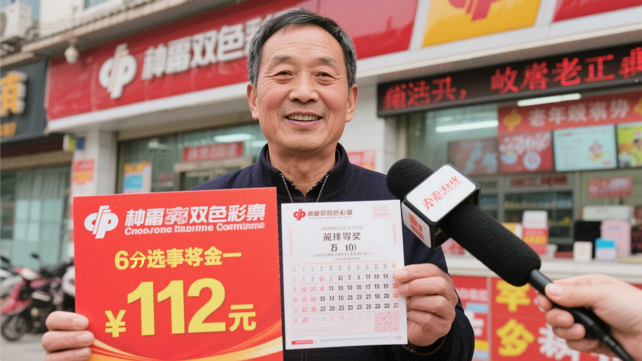 一：6元自选号码成就百万大奖
这位彩民