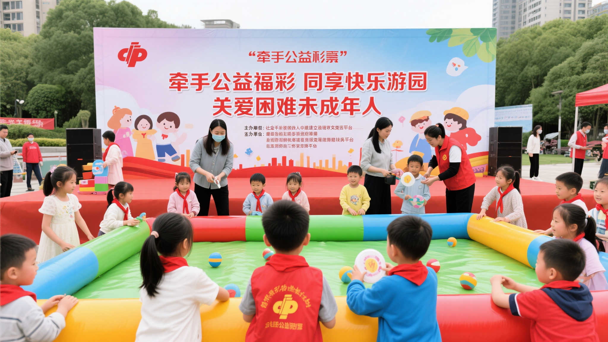 同心公益福彩,共筑关爱乐园,温暖困境青少年 “牵手公益福彩 同享快乐游园 关爱困难未